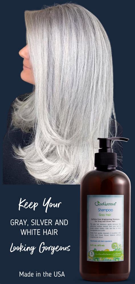 shampoo for gray hair hair shampoo natural shampoo silver hair color grey hair color thick