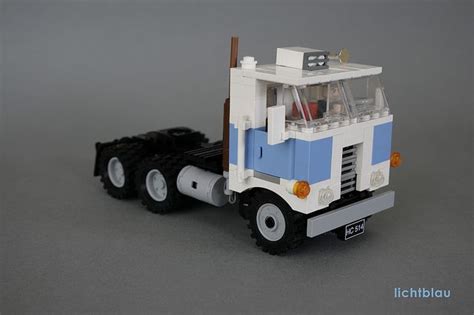 Peterbilt 352 Coe 03 Lego Truck Lego Machines Cool Lego Creations