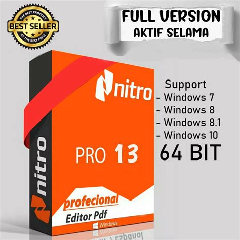 Jual Nitro Pro 13 Pdf Editor Full Version Lifetime Shopee Indonesia