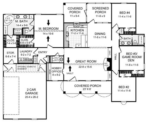 2000 Sq Ft Ranch House Floor Plans Floorplansclick