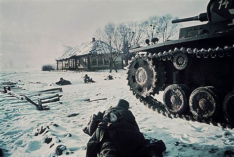 World War Ii In Color Battle Of Moscow 1941