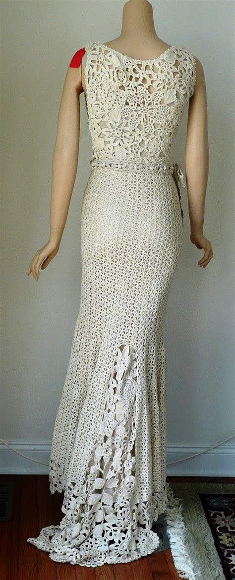 Crocheted Dress Pattern Wedding Crochet And Knitting Patterns