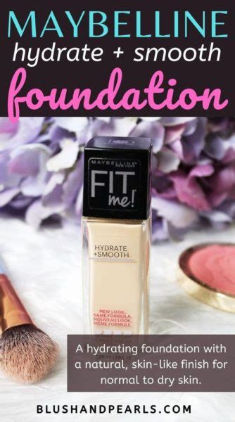 Maybelline Fit My Hydrate Smooth Foundation Review Blush Pearls