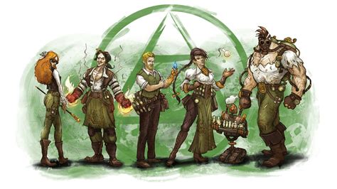 Alchemists Guild Team Rpg Character Character Concept Concept Art