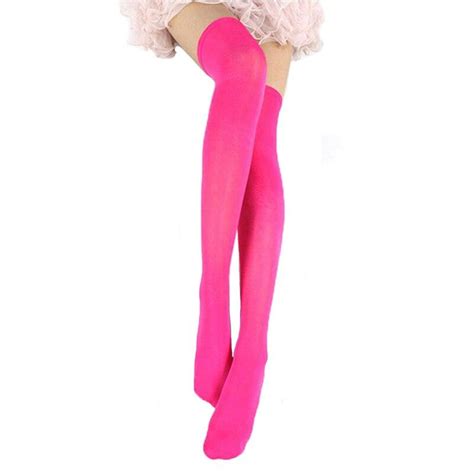 cheap 1pair women sexy warm thigh high stockings over knee socks velvet calze stretch stocking