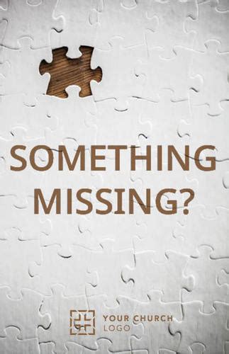 Something Missing Postcard Church Postcards Outreach Marketing