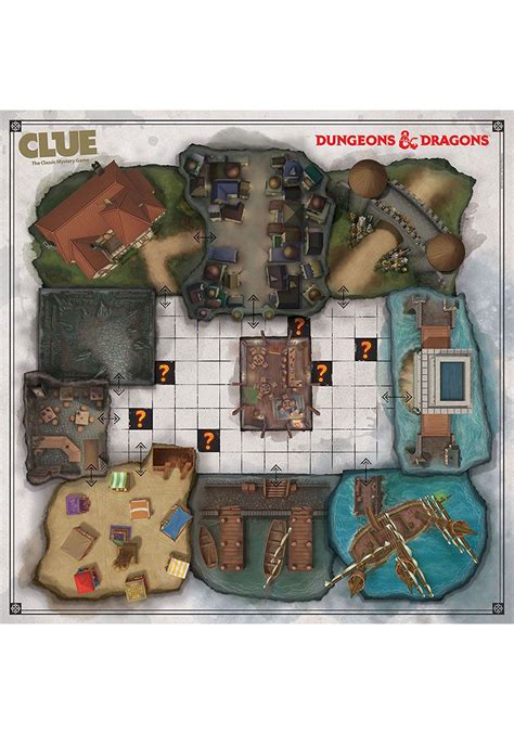 The mere mention of dungeons & dragons conjures up images of nerds of all ages, excitedly swishing a cupped fist back and forth before unleashing a hail of dice onto a dining room table. CLUE Dungeons and Dragons Board Game