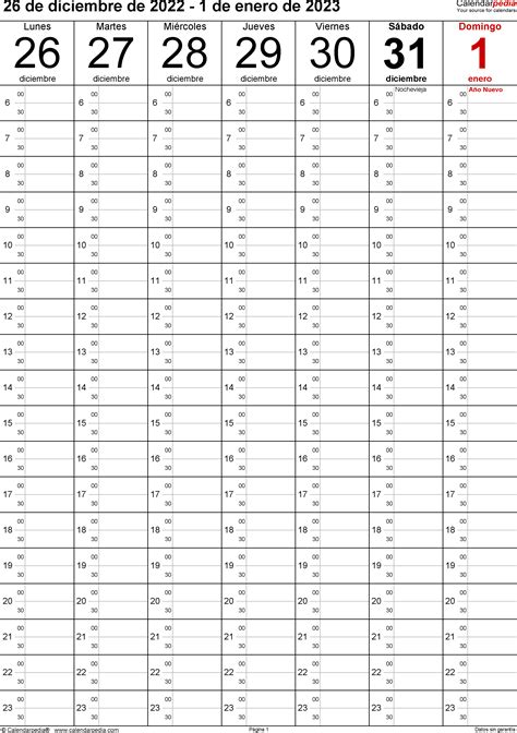 Calendario Semanal 2023 En Word Excel Y Pdf Calendarpedia Gambaran Reverasite