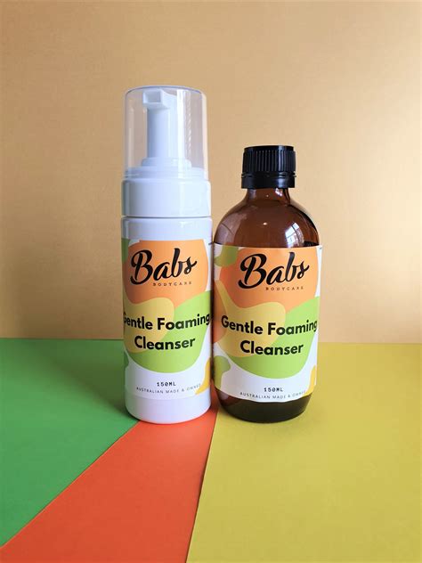 Refill Option For Our Gentle Foaming Cleanser Babs Bodycare