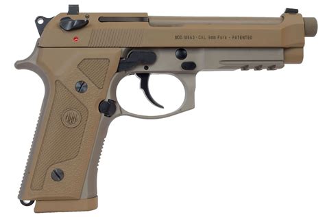 Beretta M9a3 9mm Full Size Flat Dark Earth Pistol With Five Magazines Sportsmans Outdoor