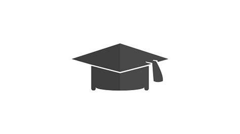 Graduation Hut Und Diplomübersichtsymbol Stock Vektor Art Und Mehr