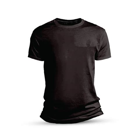 Birdseye Polyester Black T Shirt M Titan Jet Africa