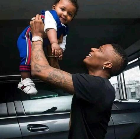 Wizkid Sends Breathtaking Message To His Son Zion As He Turns 2 Today