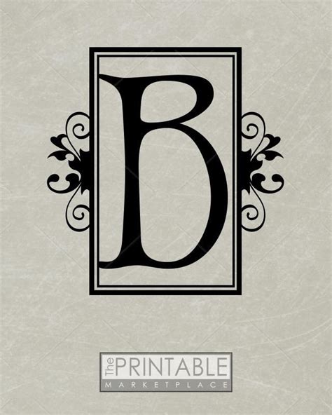 6 Best Images Of Monogram Letter B Printable Free Printable Monogram