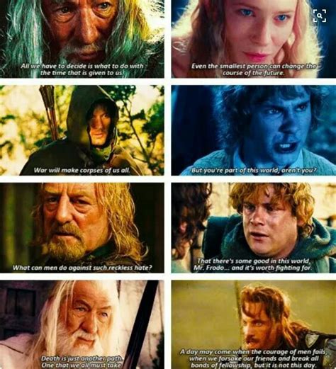 Some Of The Best Lines Lotr Quotes Lord Of The Rings How To