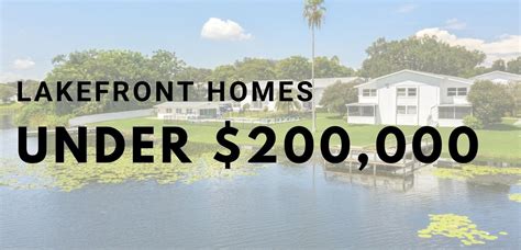 Lakefront Homes Or Sale Under 200000 The Stones Real Estate Firm Lake Homes For Sale In