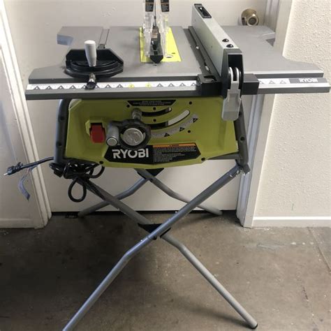 Ryobi 15 Amp 10 In Table Saw With Folding Stand New Open Box For