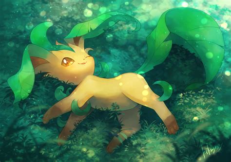 Leafeon Pokémon Image By Kikuyosy 3672766 Zerochan Anime Image Board