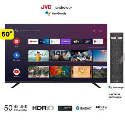 Televisor Jvc 50 Led Uhd Frameless Android 11 Smart Tv LT 50KB527 JVC