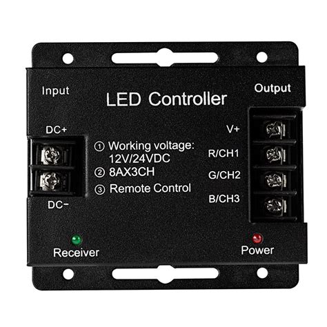 It supports switched and dimmed lighting as well as coloured light and luminaires with different interfaces. RGB LED Controller - Wireless RF Touch Color Remote with ...