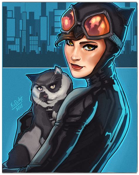 Artstation Dc Girls Catwoman Cover