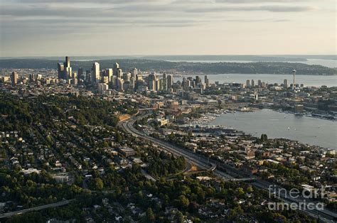 Aerial View Of Seattle Photograph By Jim Corwin