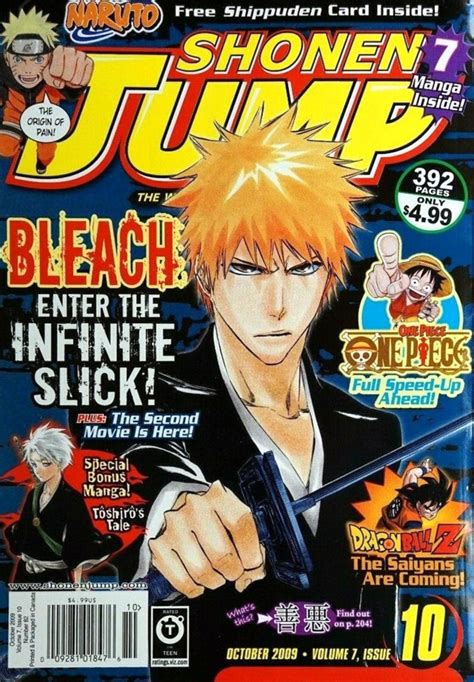 Shonen Jump 82 Volume 7 Issue 10 Bleach Enter The Infinite Slick