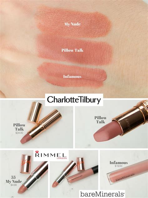 Charlotte Tilbury Pillow Talk Dupe Makeup Lipstick Dupes Drugstore