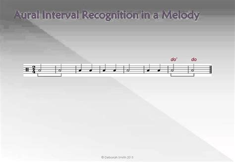 S3 Video 6 Aural Interval Recognition In A Melody Youtube