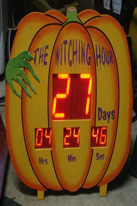 Halloween Countdown Clock Halloween Countdown Countdown Clock