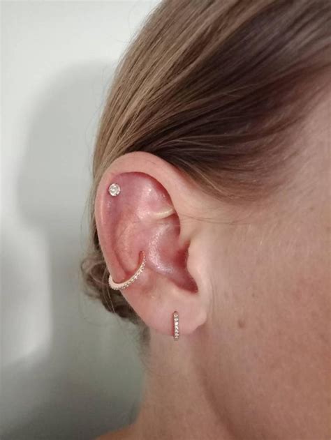 Conch Earring Hoop Earring Helix Hoop Tiny Hoop Earring Cartilage