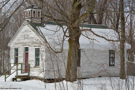 Old Schoolhouse In Pierrepont Manor Upstate New York