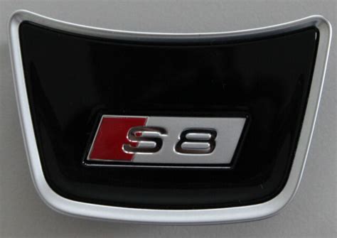 Genuine Audi S8 4h D4 S Line Original Steering Wheel Logo Emblem Cover