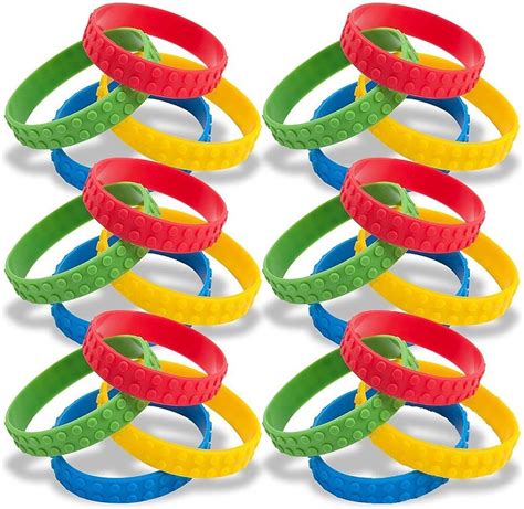 Silicone Wristbands 50 Pack Colours Rubber Wristbands For Kids Non