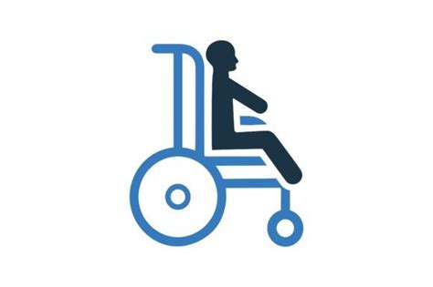 Handicap Wheelchair Patient Icon Graphic By Dhimubs124s · Creative