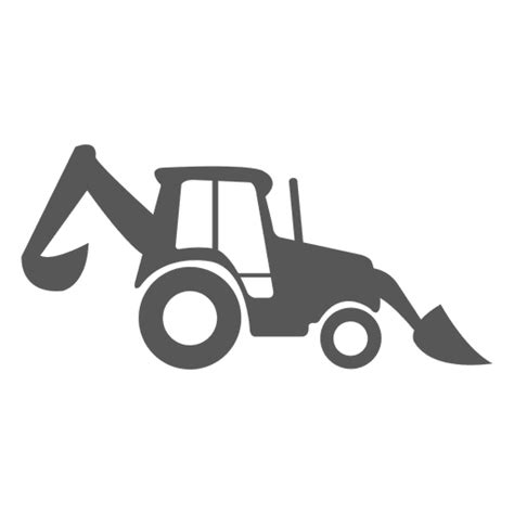 Front And Backhoe Loader Icon Transparent Png And Svg Vector File