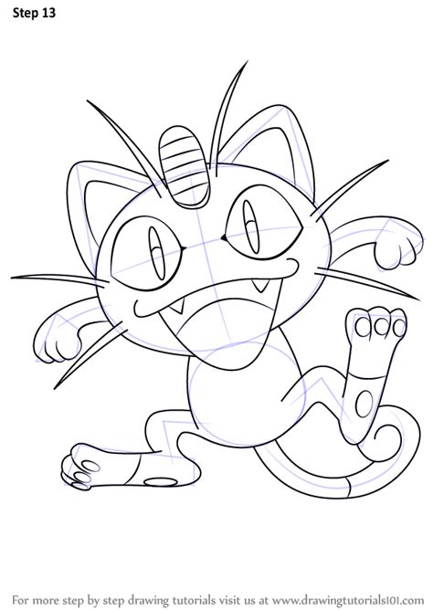 Here is a boatload of pokémon pictures for you to download, print and color. Learn How to Draw Meowth from Pokemon (Pokemon) Step by Step : Drawing Tutorials | Pokemon ...
