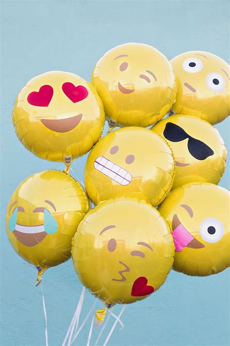 Diy Emoji Balloons Creative Ideas