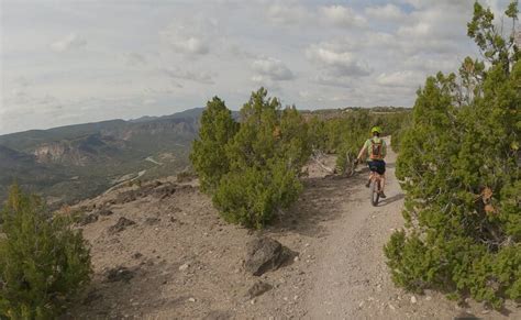 White Rock Canyon Rim Trail Mountain Bike Trail White Rock New Mexico