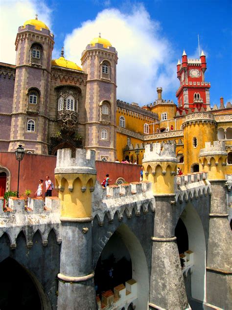 The Pena National Palace Romanticist Palace Sintra Portugal Great