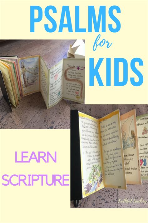 Psalms For Children Scripture And Kids Scriptures For Kids Psalms