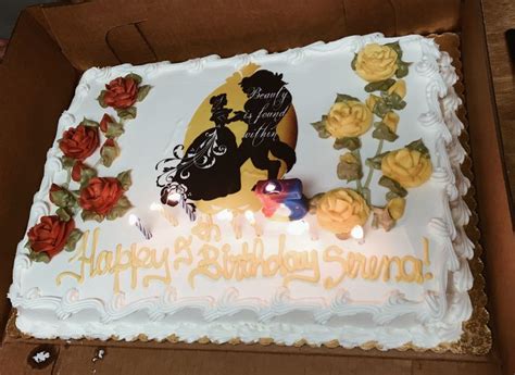 Disneys Beauty And The Beast Cake From Wegmans Cake Beauty And The