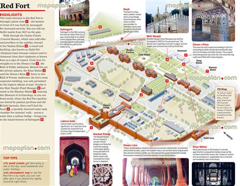 Red Fort Central Old Delhi City 3d Monuments Plan Historic City Centre