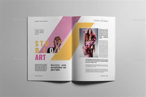 Magazine Preview Graphicriver Magazine Layout Zine Design