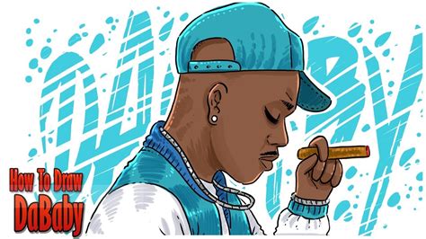 How To Draw Dababy Step By Step Youtube