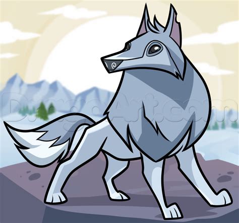 Https://techalive.net/draw/how To Draw A Arctic Wolf Animal Jam