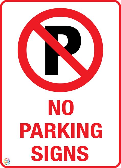 No Parking Signs K2k Signs Australia
