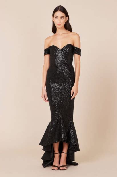 Lexi Diamond Gown Black Size 6 The Volte