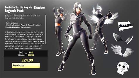 New Shadows Rising Pack In Fortnite Shadows Rising Skins Pack Free