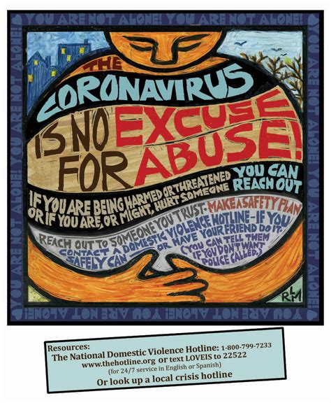 Coronavirus No Excuse For Abuse Social Justice Art From Rlm Art Studio